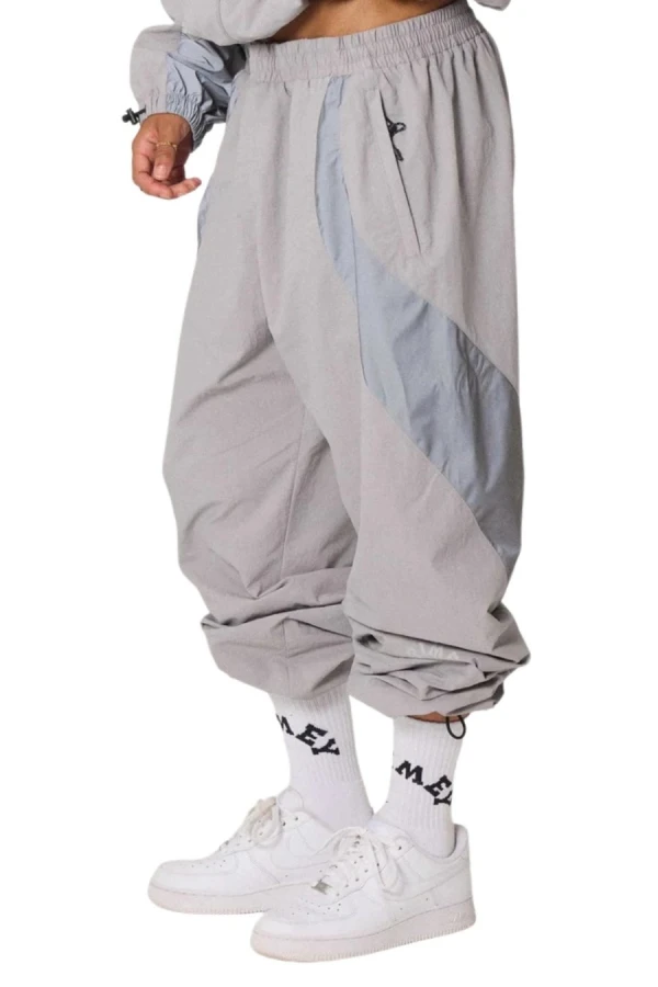 GRIMEY Unisex THE INFAMOUS TRACK PANTS - Grey