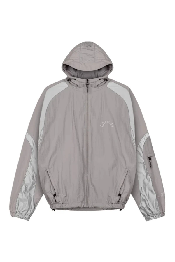 GRIMEY Unisex THE INFAMOUS WINDBREAKER - Grey