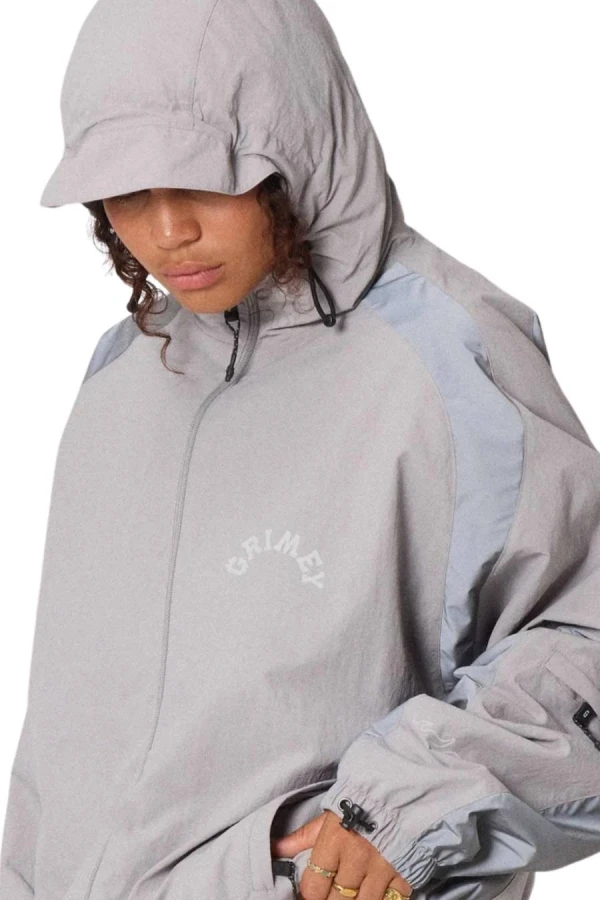 GRIMEY Unisex THE INFAMOUS WINDBREAKER - Grey