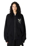 GRIMEY Unisex Ζακέτα ODD CUTLASS ZIPPER HOODIE - Μαύρη