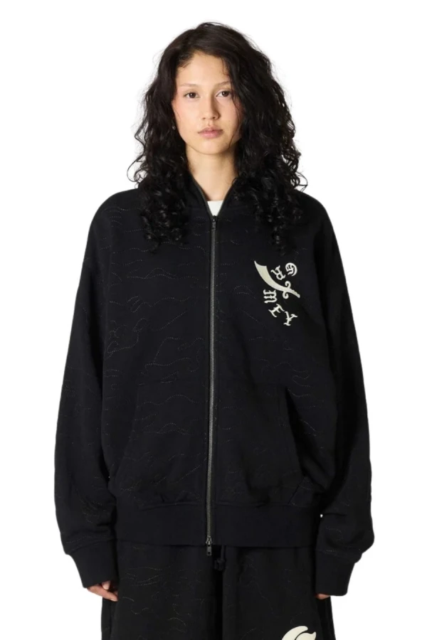 GRIMEY Unisex Ζακέτα ODD CUTLASS ZIPPER HOODIE - Μαύρη