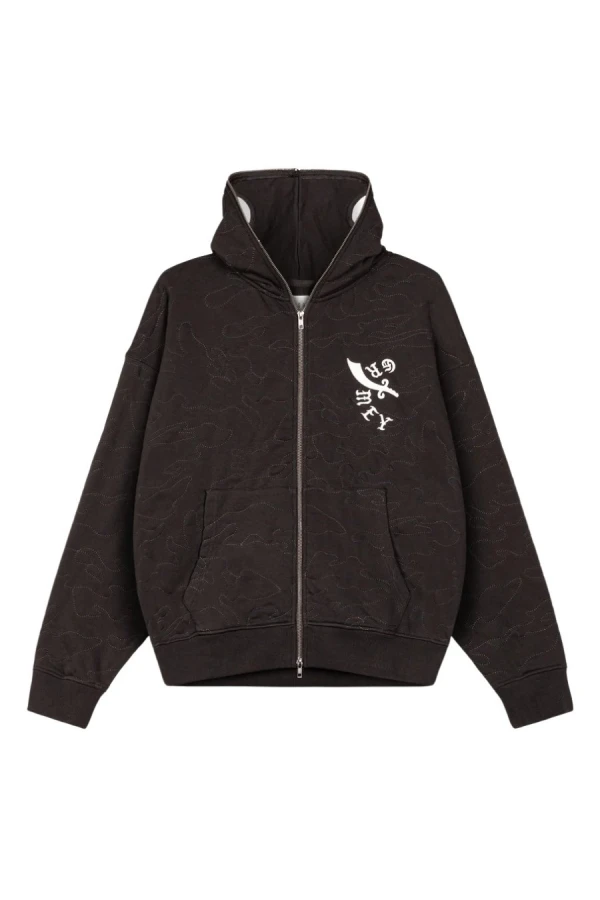 GRIMEY Unisex Ζακέτα ODD CUTLASS ZIPPER HOODIE - Μαύρη