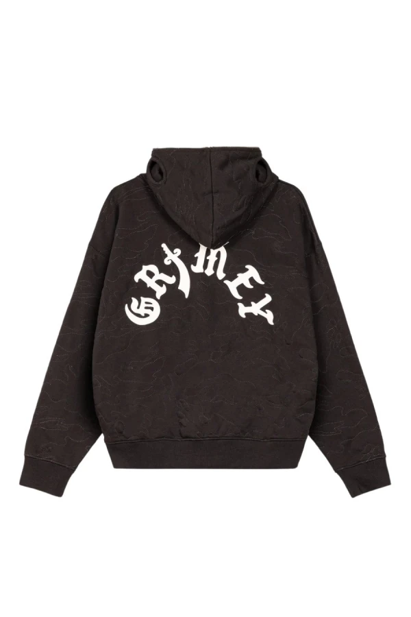 GRIMEY Unisex Ζακέτα ODD CUTLASS ZIPPER HOODIE - Μαύρη