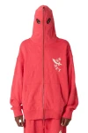 GRIMEY Unisex Ζακέτα ODD CUTLASS ZIPPER HOODIE - Κόκκινη
