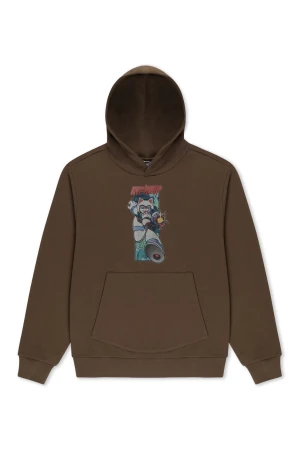 RIPNDIP Φούτερ με Κουκούλα Rokkunerm Hoodie - BROWN