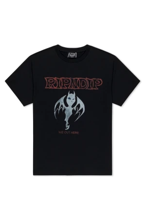 RIPNDIP T-Shirts Phantom Tee - BLACK