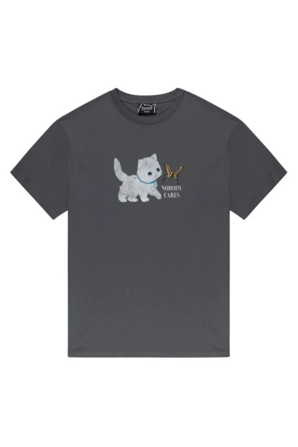 RIPNDIP T-Shirts Not Easy Tee - GREY