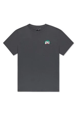 RIPNDIP T-Shirts Why So Nermal? Pocket Tee - GREY