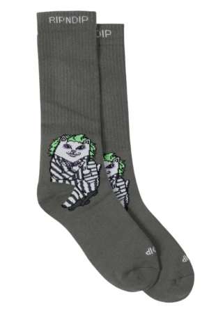 RIPNDIP Κάλτσες Bug Drank Nerm Socks - GREY