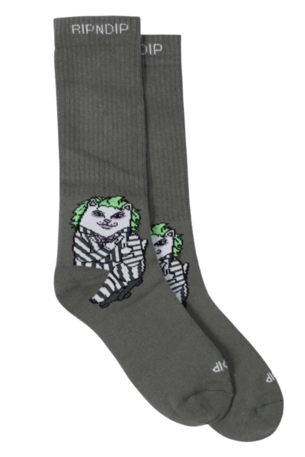 RIPNDIP Κάλτσες Bug Drank Nerm Socks - GREY