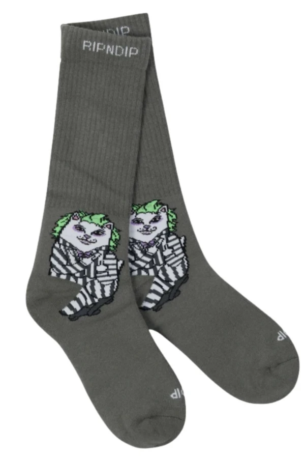 RIPNDIP Κάλτσες Bug Drank Nerm Socks - GREY