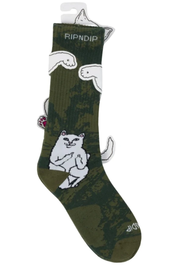 RIPNDIP Κάλτσες Lord Nermal Socks - CAMO