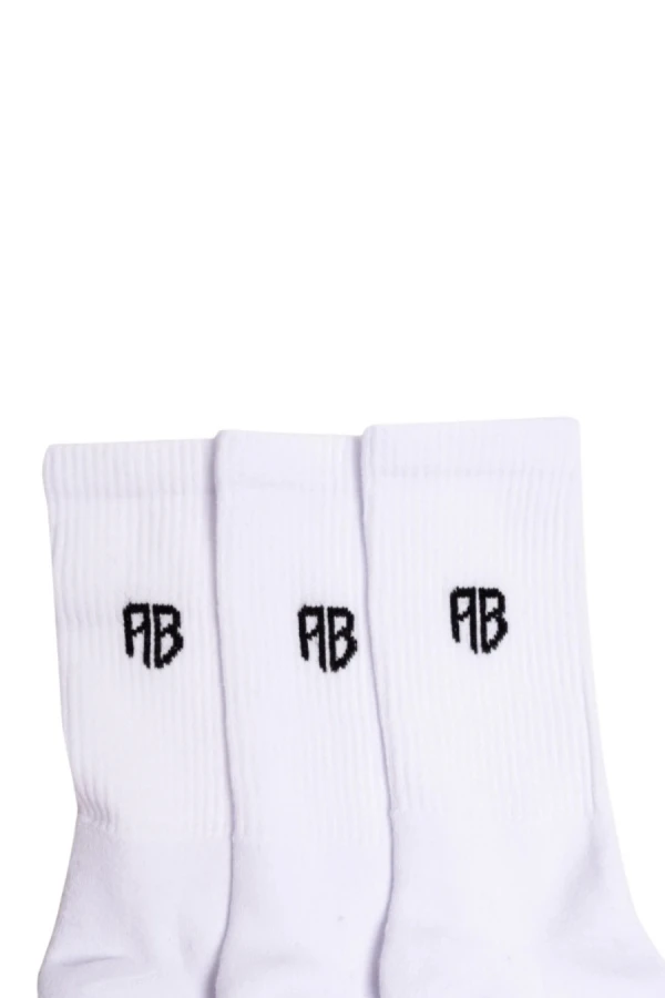 ANTETOKOUNBROS Κάλτσες ACMS352004 AB Socks - WHITE