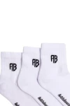 ANTETOKOUNBROS Κάλτσες ACMS352005 AB Socks - WHITE