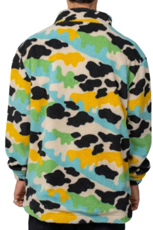 BEE UNUSUAL Μπουφάν Pure Happiness Sherpa Fleece Full Zip Jacket - MULTI