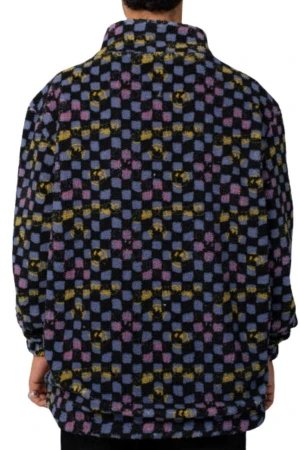 BEE UNUSUAL Μπουφάν Checkered Sherpa Fleece Full Zip Jacket - MULTI
