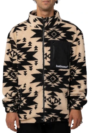 BEE UNUSUAL Μπουφάν Yak Sherpa Fleece Full Zip Jacket - MULTI