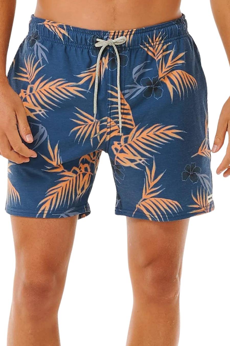 RIP CURL ανδρικό μαγιό SURF REVIVAL FLORAL VOLLEY - Μπλε-RIP08BMBO-124-BLUE