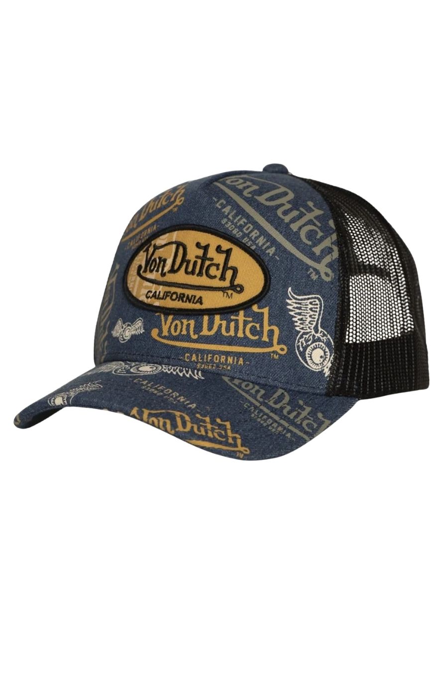 VON DUTCH Καπέλα VD/1/CT/CAFE08 - Μπλε-VD/1/CT/CAFE08-BLUE