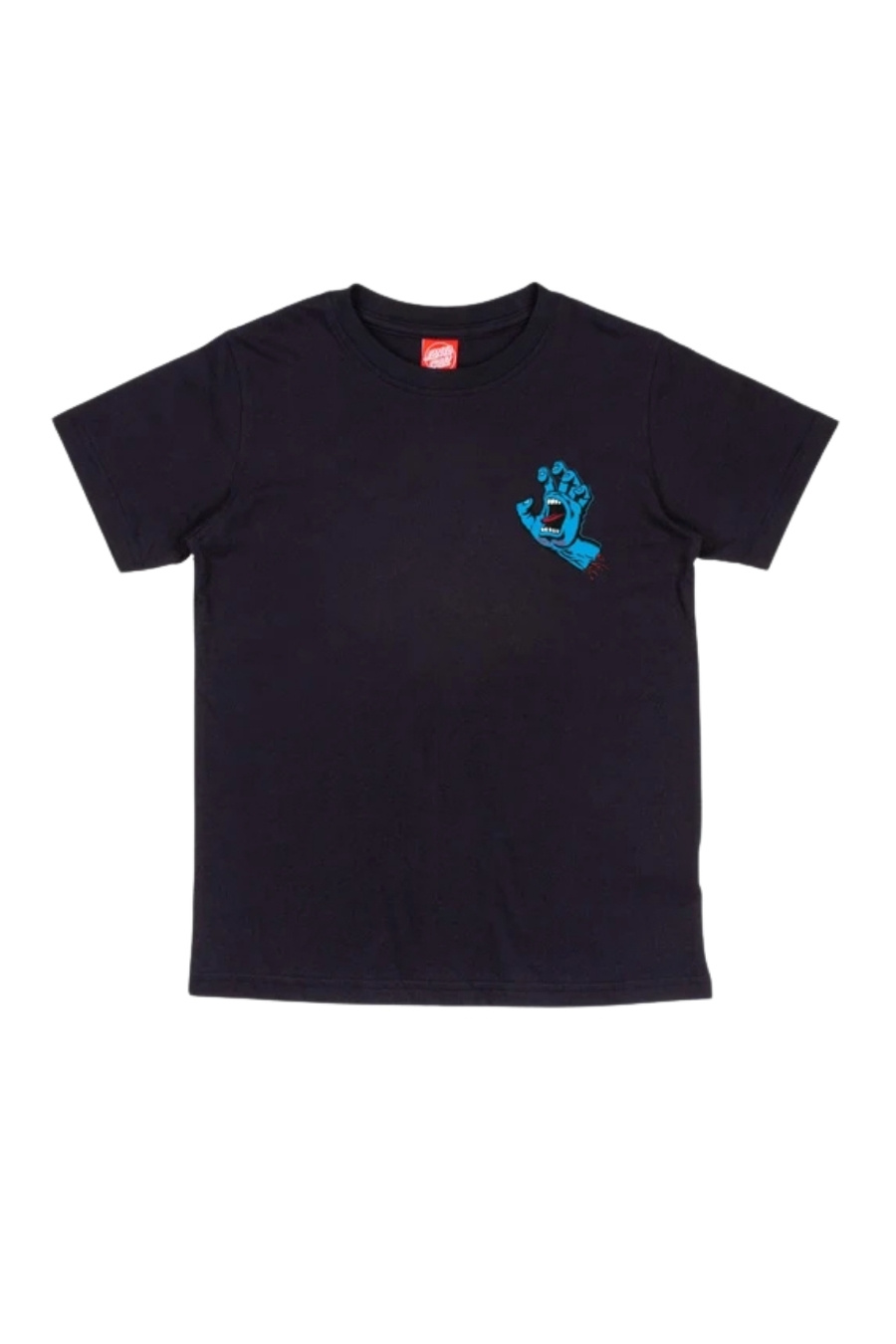 SANTA CRUZ T-Shirts Youth Screaming Hand Chest - BLACK-SCA-YTE-9293-BLACK