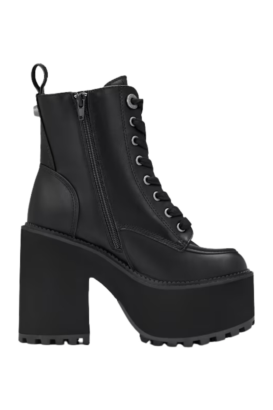 BUFFALO Μπότες- Μποτάκια KILLAH LACE UP MID - BLACK-1622373-BLACK