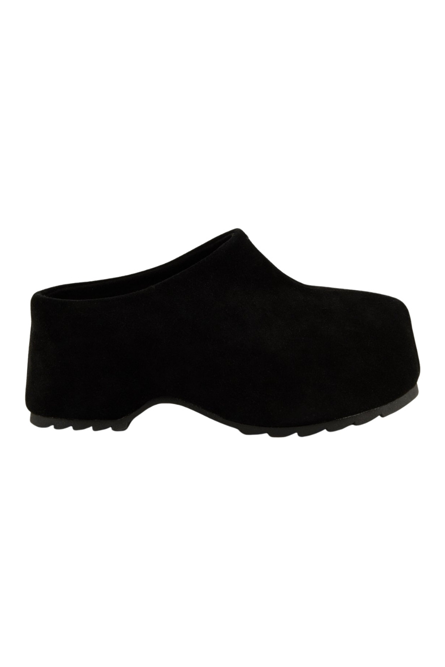 COLORS OF CALIFORNIA Μπότες- Μποτάκια Cow suede clog - BLACK-HC.SIERRA01-BLACK