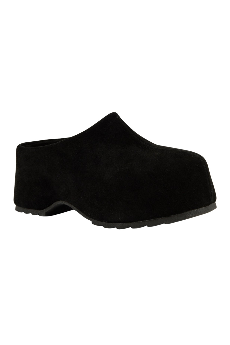 COLORS OF CALIFORNIA Μπότες- Μποτάκια Cow suede clog - BLACK-HC.SIERRA01-BLACK