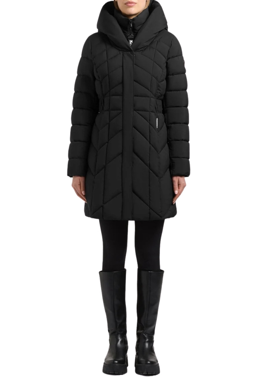KHUJO Μπουφάν PURCH - BLACK-1036CO263-BLACK