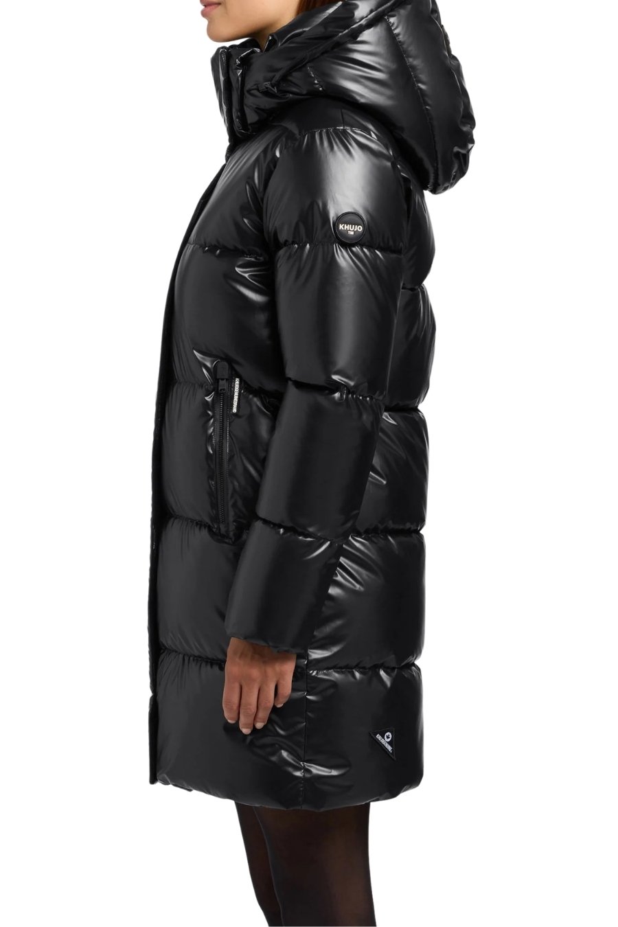 KHUJO KHUJO Μπουφάν HAYA3 SHINY - BLACK-1093CO263-BLACK - 4