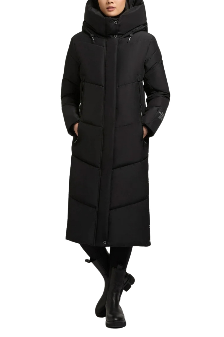KHUJO Μπουφάν PULSET2 - BLACK-1208CO263-BLACK