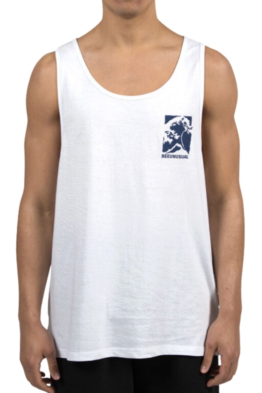 BEE UNUSUAL Αμάνικες Μπλούζες Tsunamis Tank Top - WHITE-AT-260717-WHITE - BEE UNUSUAL - 