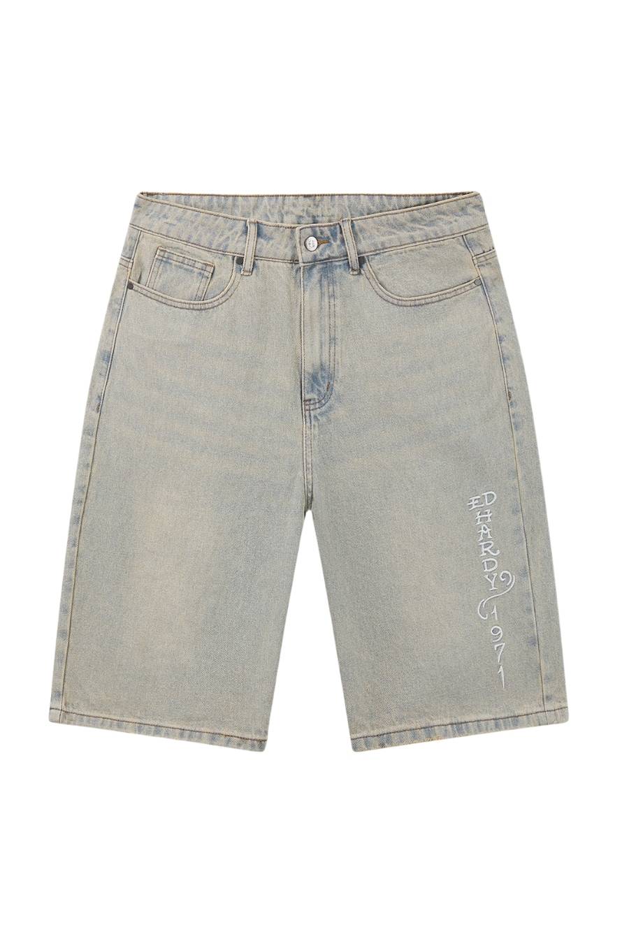 ED HARDY Shorts - Βερμούδες DESERT SNAKE DENIM JORT - -ED5697-UNKNOWN