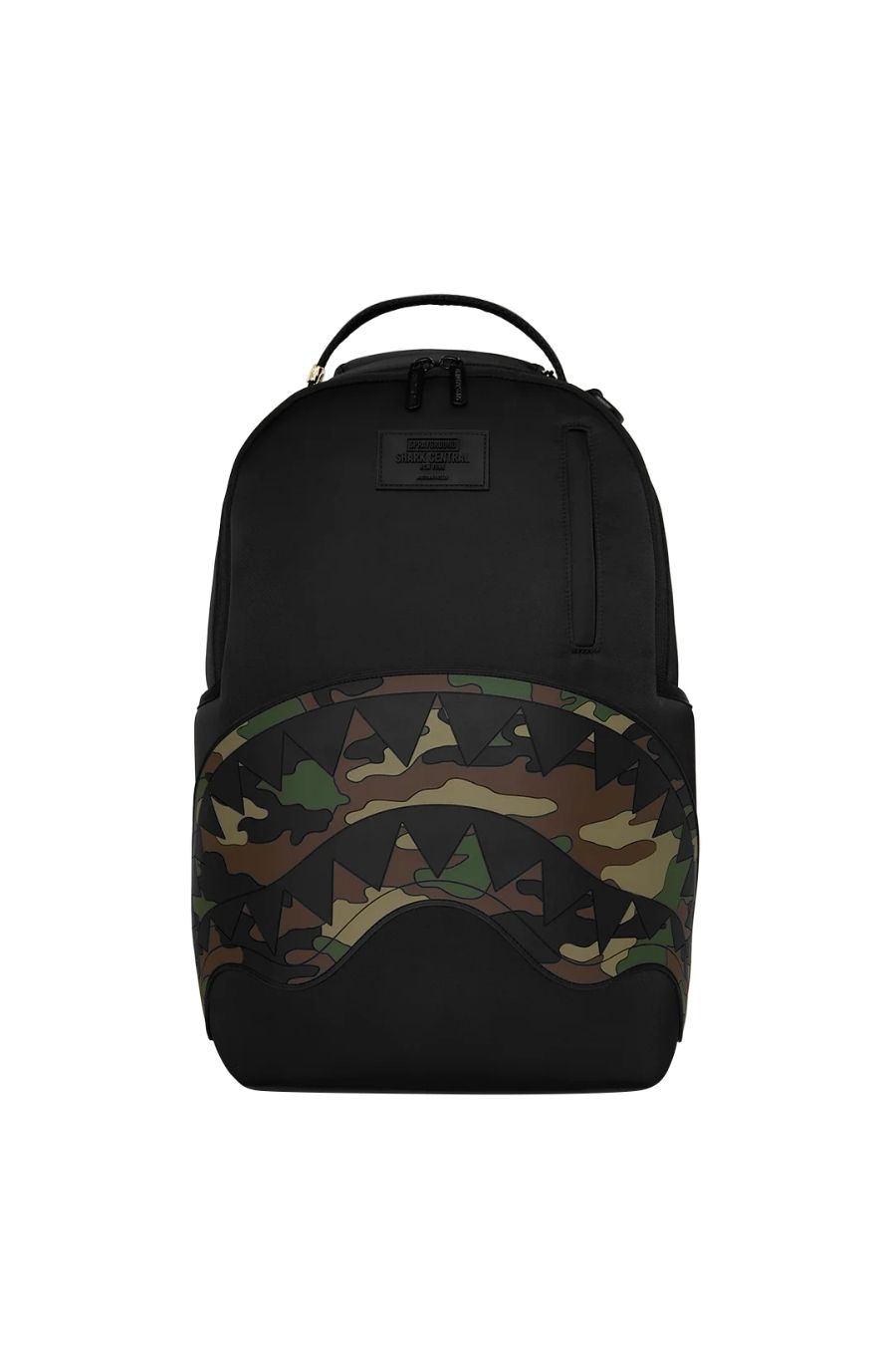 SPRAYGROUND Σακίδια πλάτης - Backpacks SHARK CENTRAL BLACK NYLON CAMO EMBOSSED SHARK BACKPACK - MULTI-B9331-MULTI
