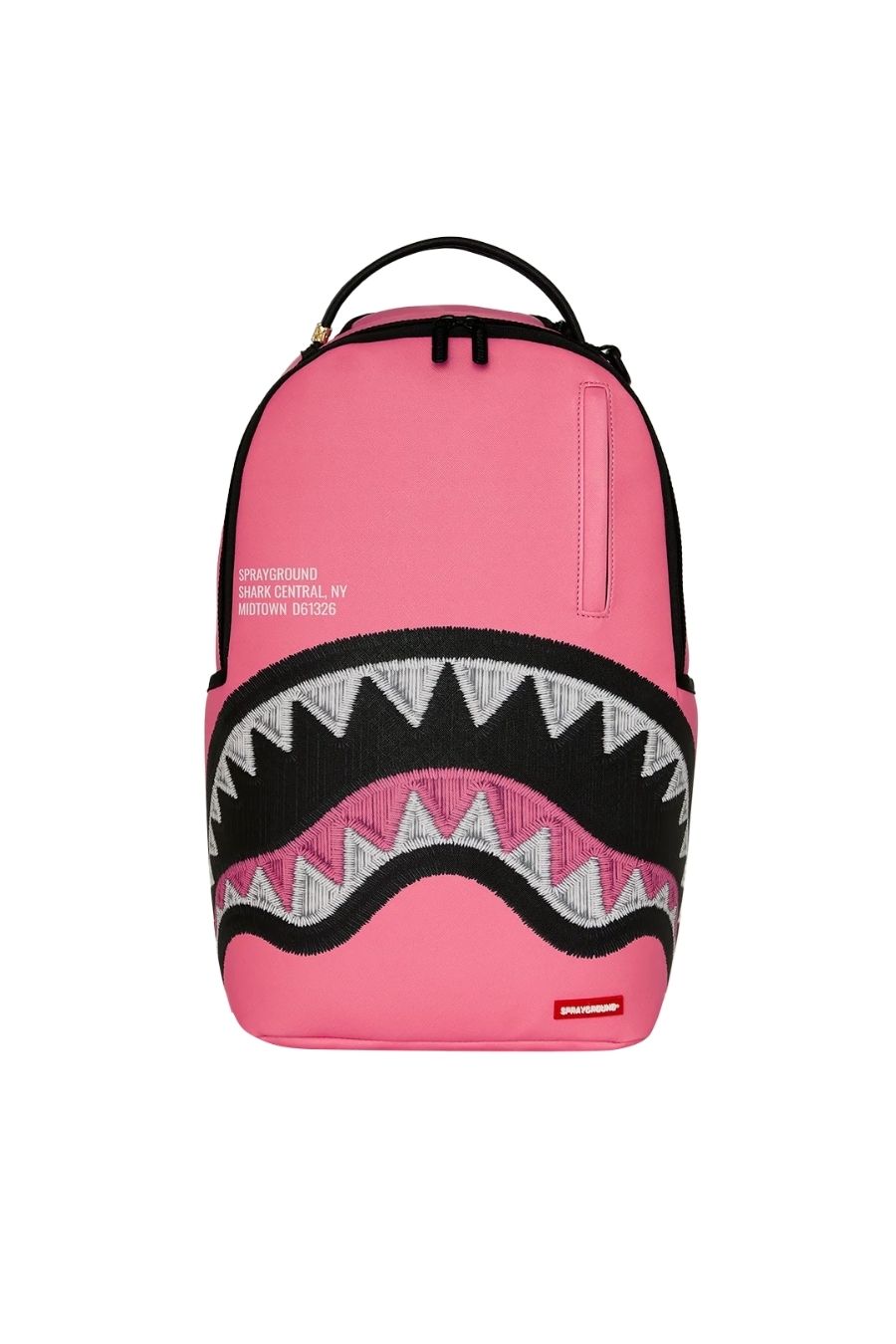 SPRAYGROUND Σακίδια πλάτης - Backpacks SHARK CENTRAL PINK EMBROIDERED SHARK BACKPACK - Ροζ-B9630-MULTI