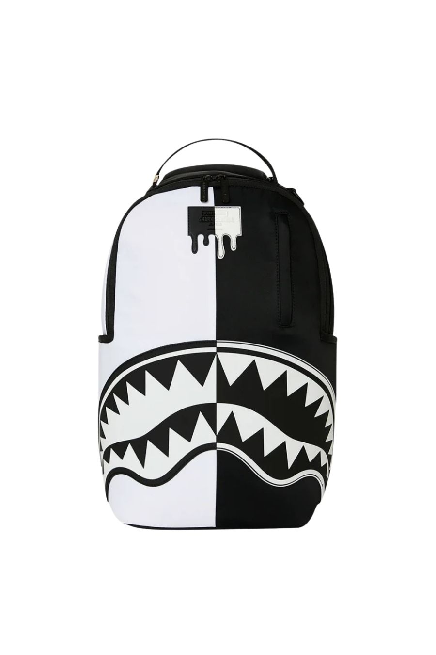SPRAYGROUND Σακίδια πλάτης - Backpacks SHARK CENTRAL BLACK AND WHITE STENCIL BACKPACK - Λευκό / Μαύρο-B9633-MULTI