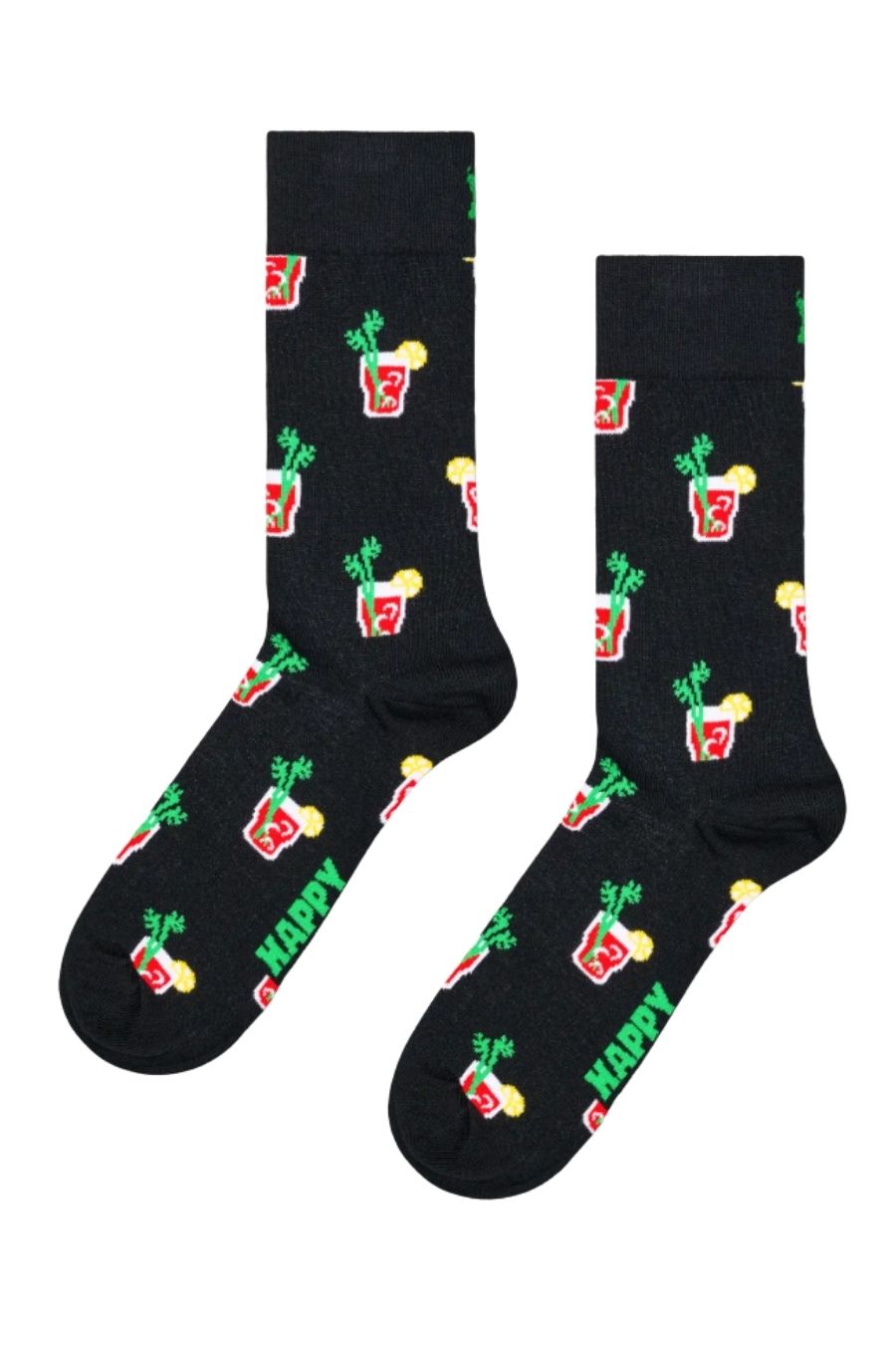 HAPPY SOCKS Bloody Mary Κάλτσες - Μαύρο-P006255-BLACK