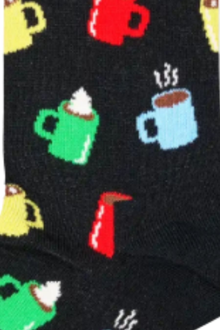 HAPPY SOCKS Hot Chocolate Κάλτσες - Μαύρο-P006262-BLACK