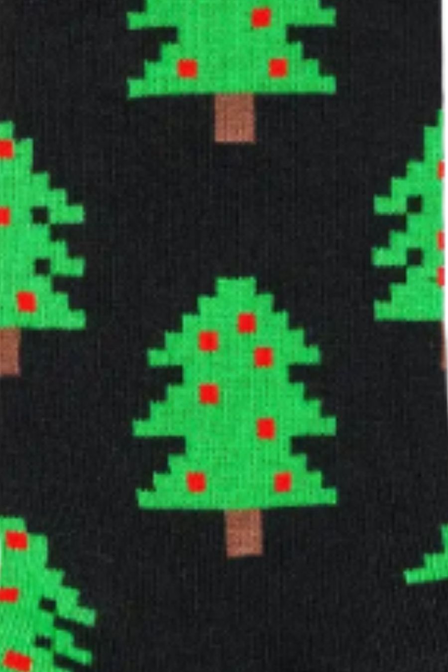 HAPPY SOCKS Holiday Trees Κάλτσες - Μαύρο-P006817-BLACK