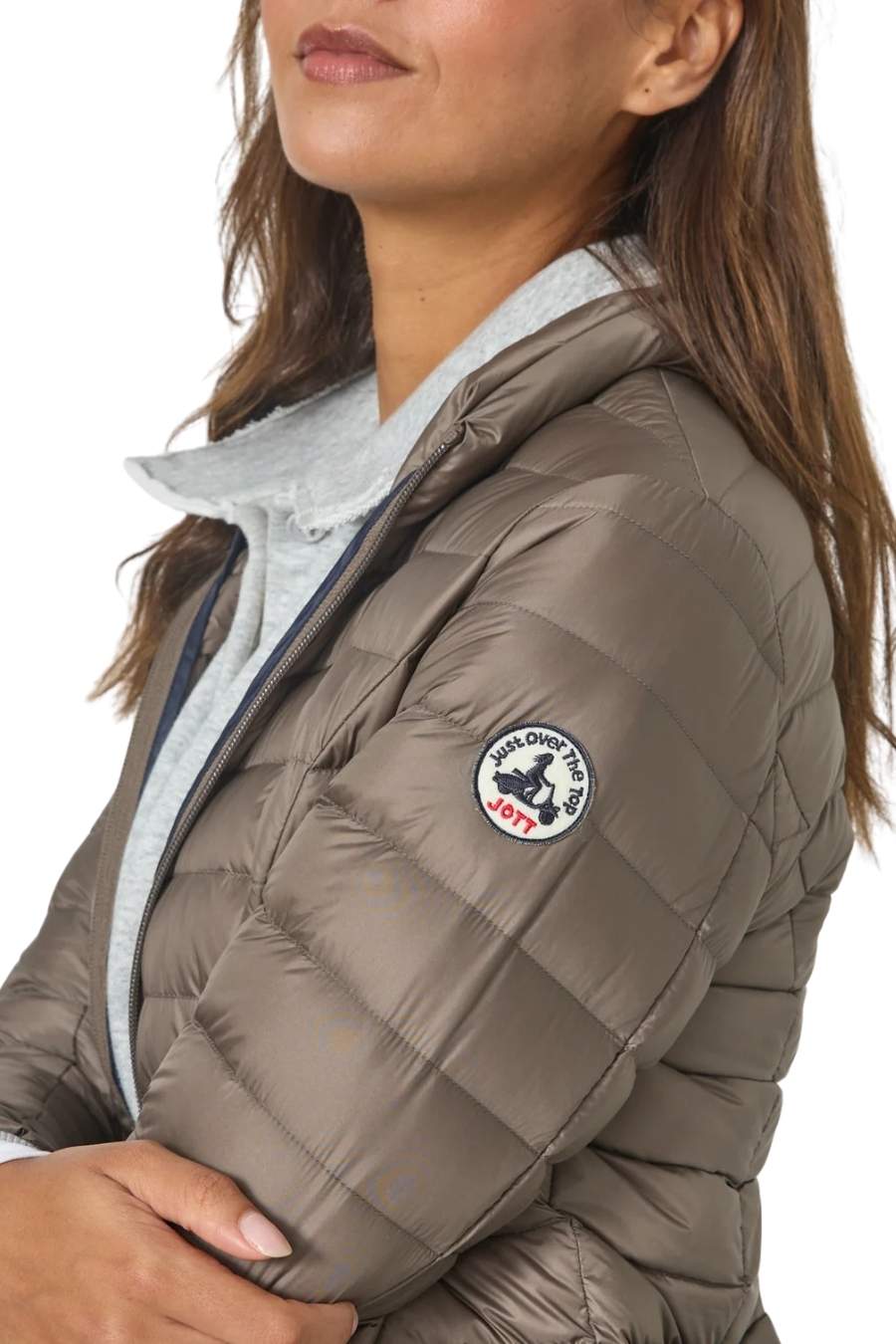 JOTT JOTT Μπουφάν DOWN JACKET LONG SLEEVES CHA - BROWN-P000WDOW02-BROWN - 4